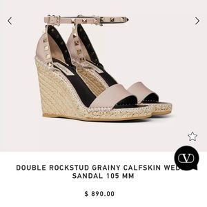 Valentino Studded Wedges